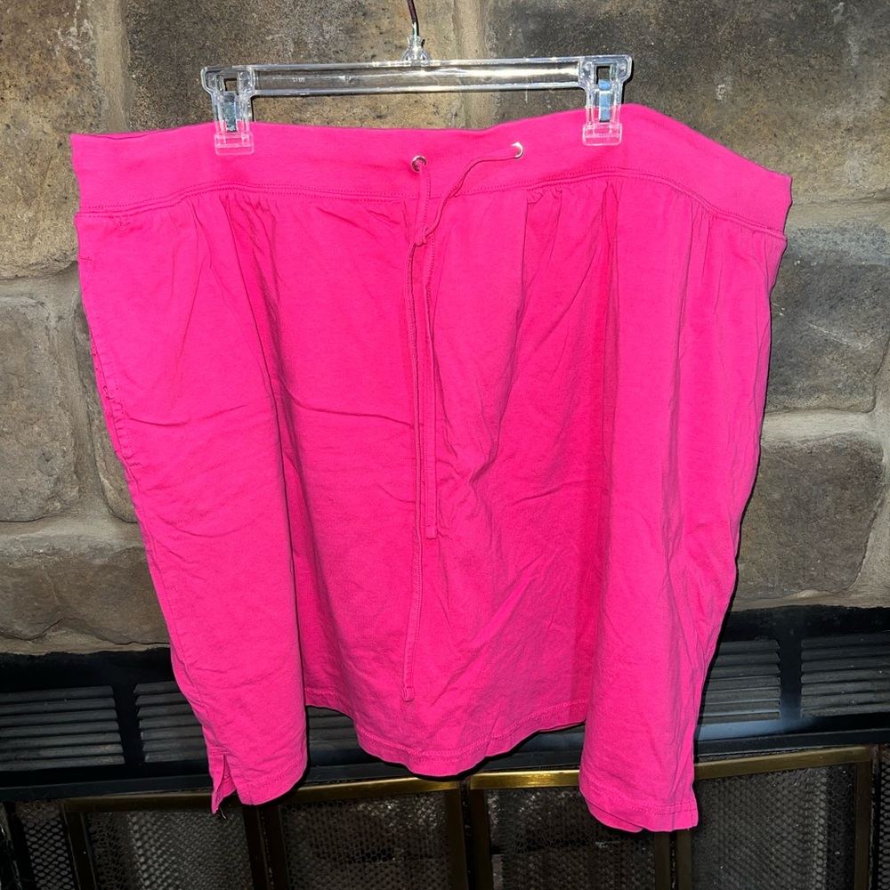 *5/25* Essentials Vibrant Pink Cotton Skort
